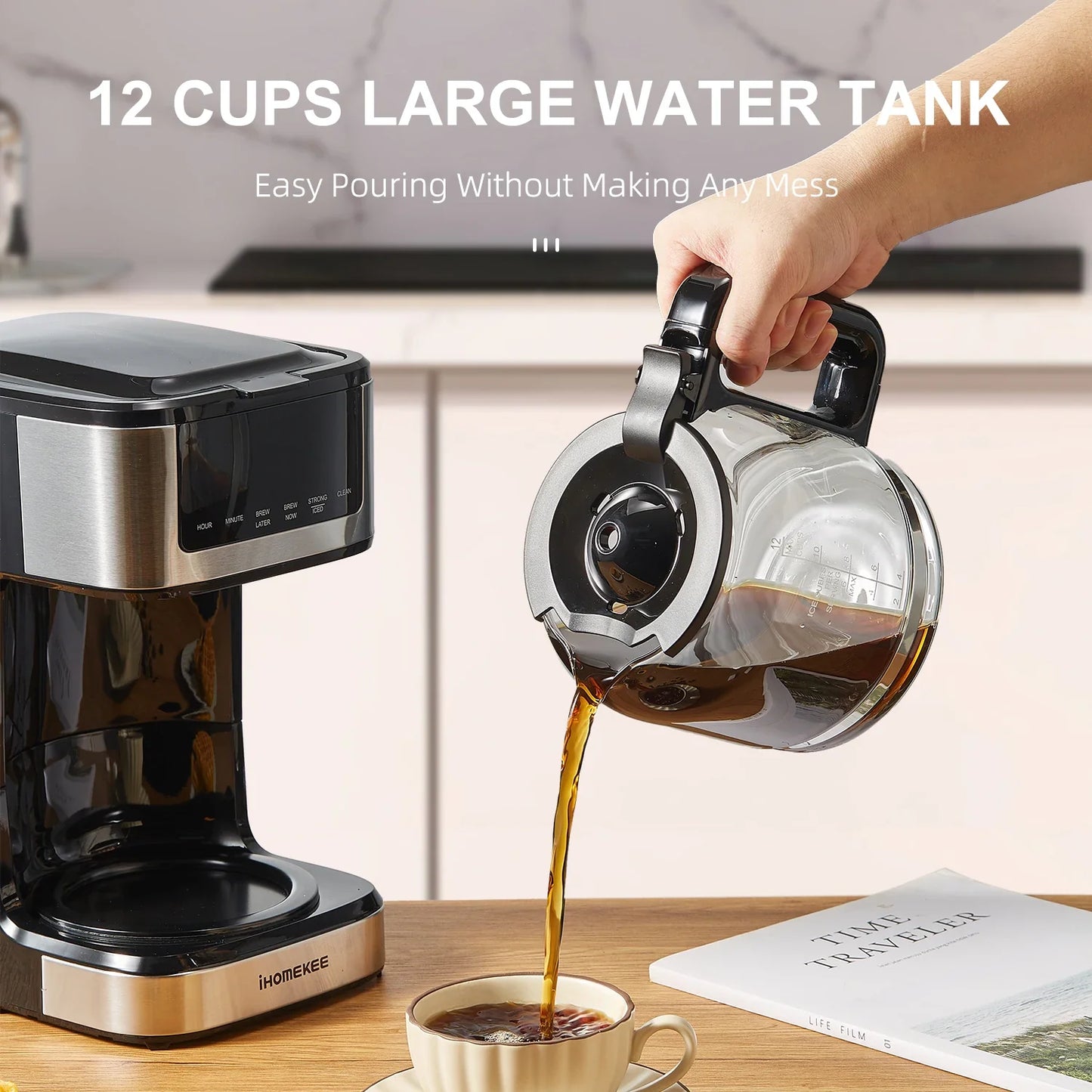 Coffee Machine with Iced Coffee Function