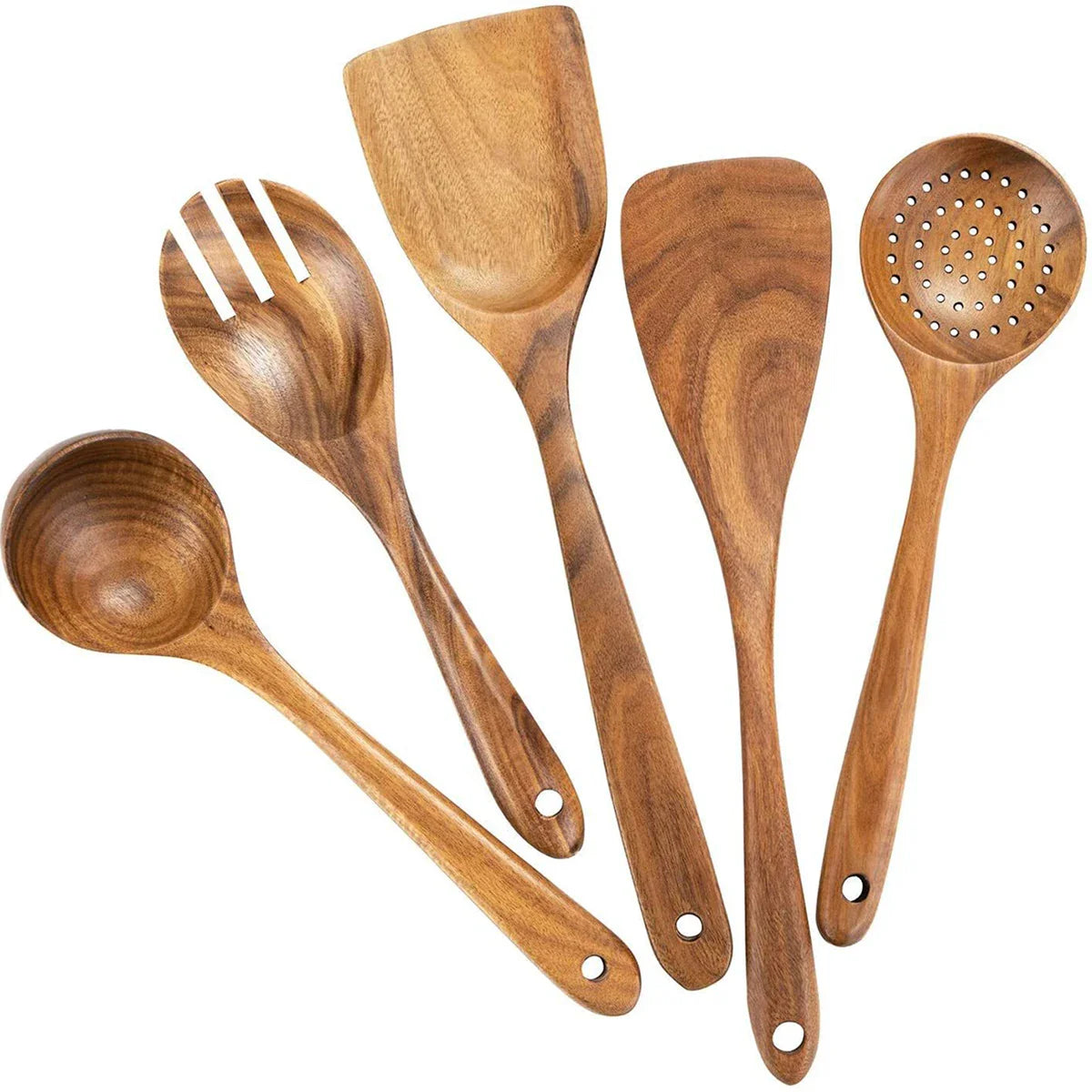 Wooden kitchen utensils