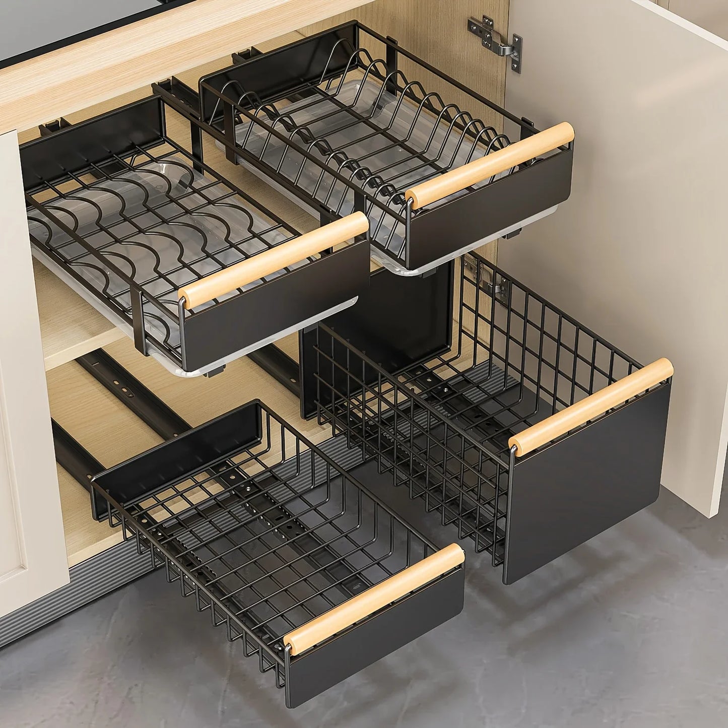 Pull-out Dish Rack