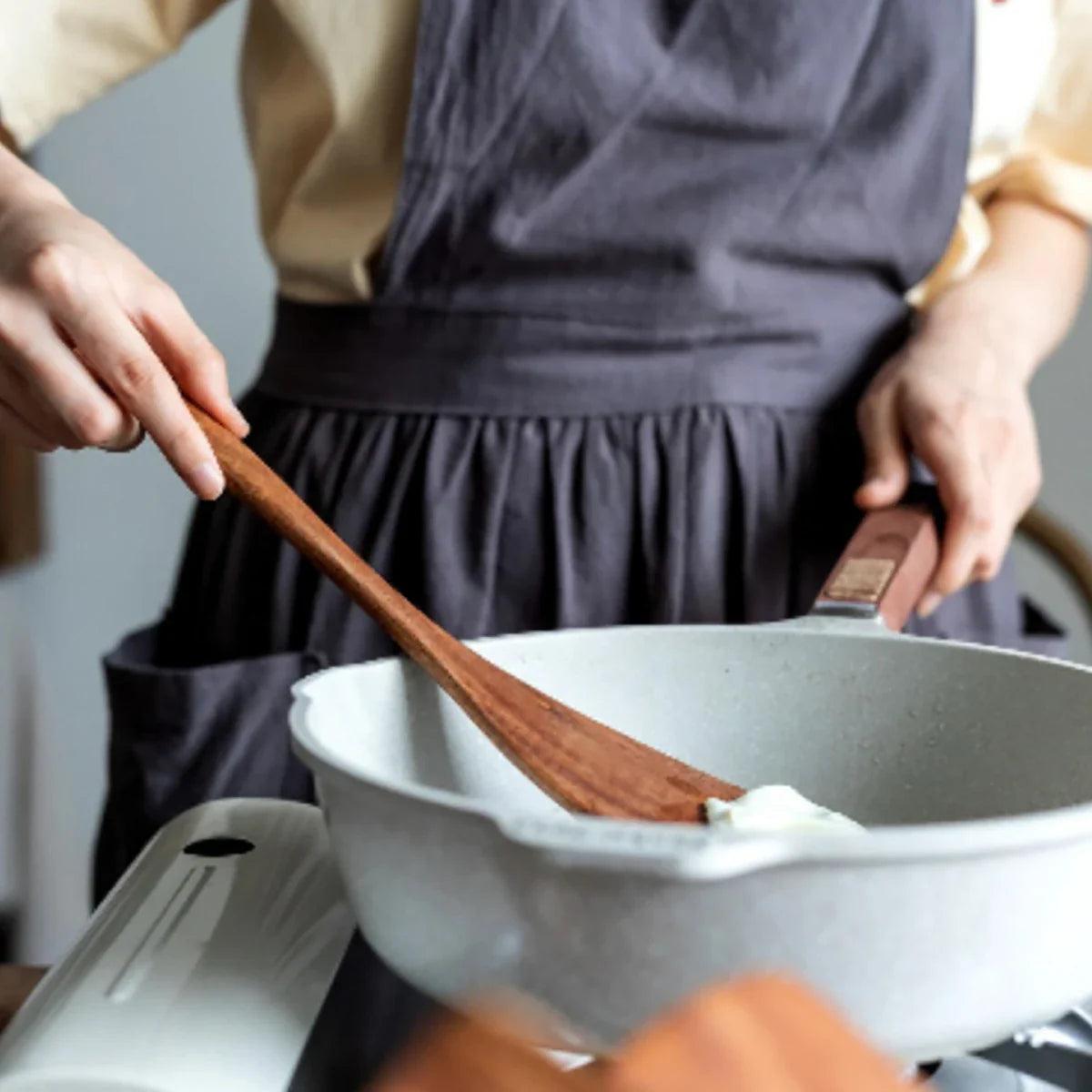 Wooden kitchen utensils