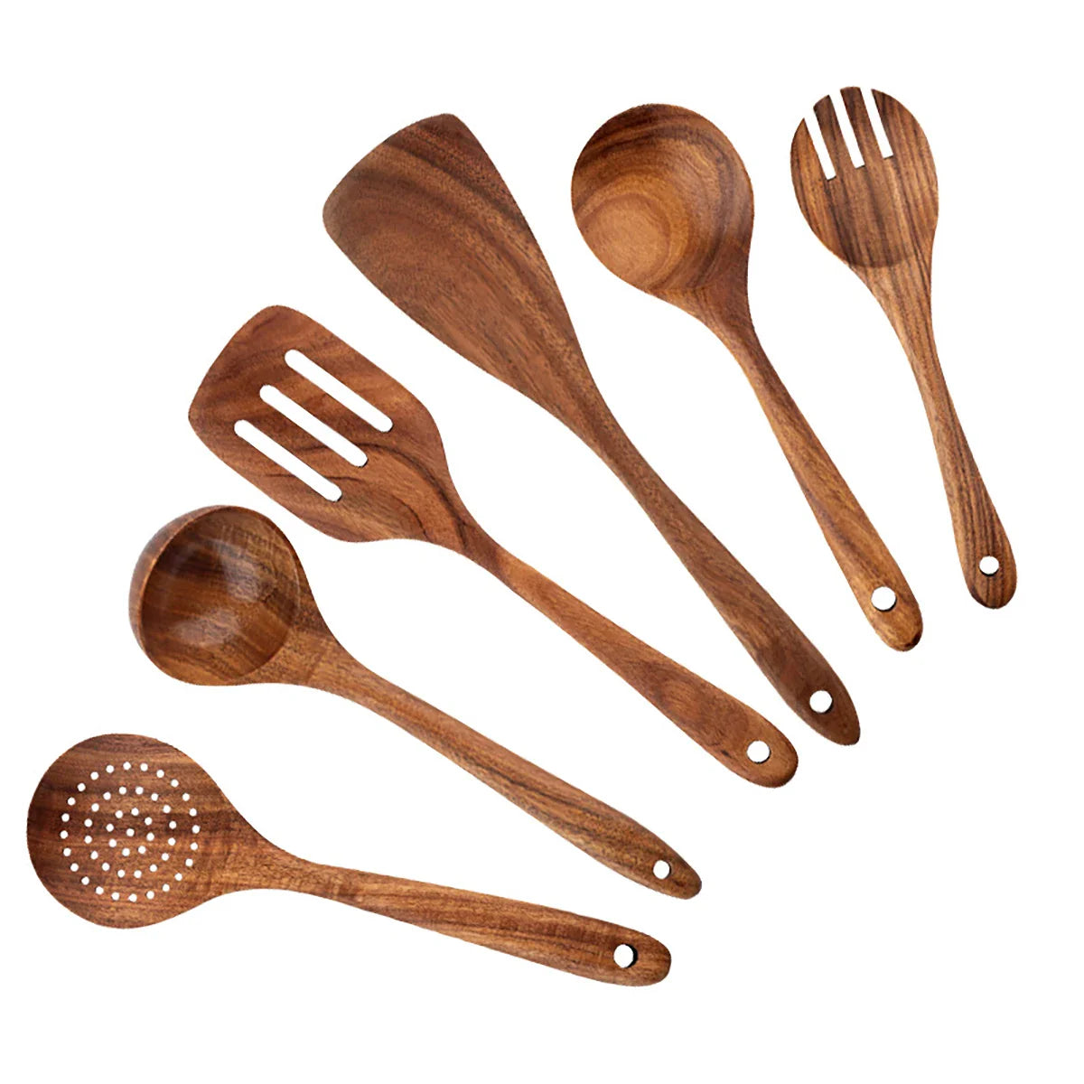 Wooden kitchen utensils