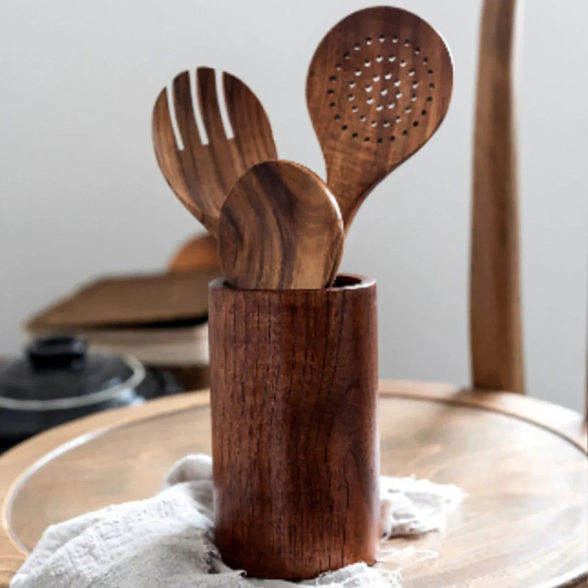 Wooden kitchen utensils